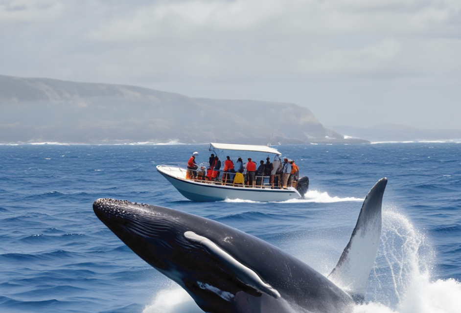 Avistamiento de ballena en pacifico colombiano